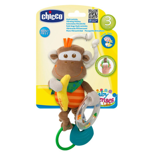 Іграшка-брязкальце Chicco Мавпа (00907.00) — 13683
