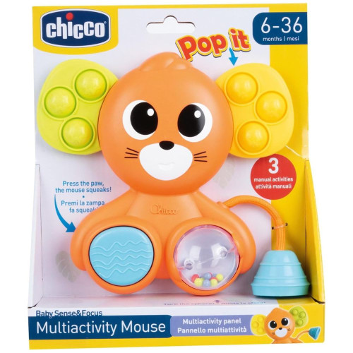 Іграшка брязкальце Chicco Мультисенсорне мишеня (5909270) — 20234