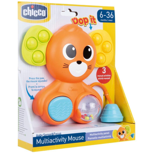 Іграшка брязкальце Chicco Мультисенсорне мишеня (5909270) — 20234