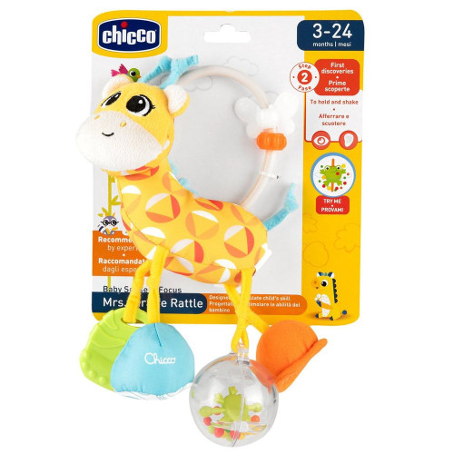 М'яка іграшка-брязкальце Chicco Пані жирафа (5906153) — 13703