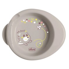 Термостійка дитяча тарілка Chicco 6м+, сіра (16000.35)