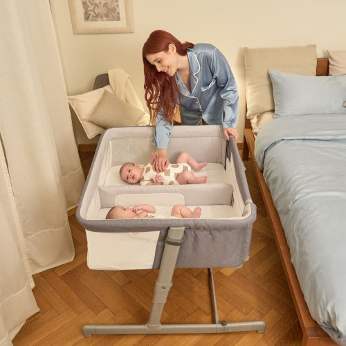 Детская кроватка для двойни Chicco Next2Me Twins (87077.68) — 20836 Детская кроватка для двойни Chicco Next2Me Twins (87077.68) — 20836