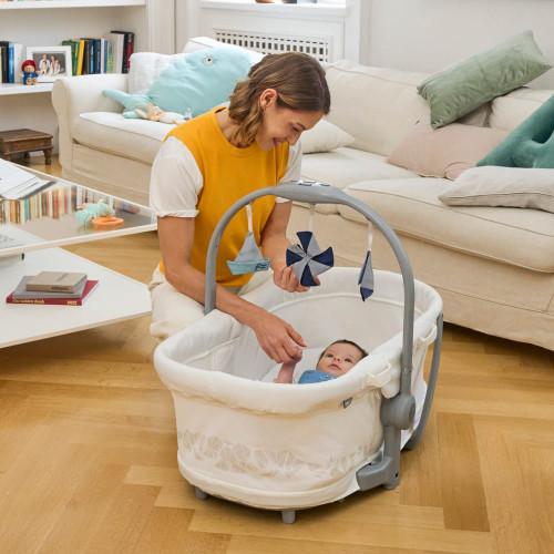 Кроватка-стульчик 5 в 1 Chicco Baby Hug Pro бежевый (87076.96) — 20848
