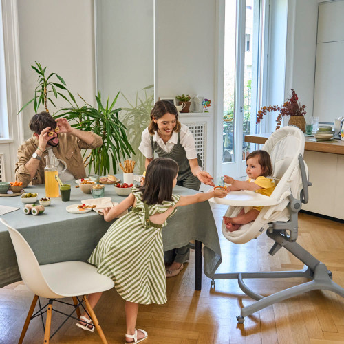 Кроватка-стульчик 5 в 1 Chicco Baby Hug Pro бежевый (87076.96) — 20848