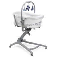 Кроватка-стульчик 5 в 1 Chicco Baby Hug Pro белый (87076.14)
