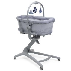 Кроватка-стульчик 5 в 1 Chicco Baby Hug Pro серый (87076.40)