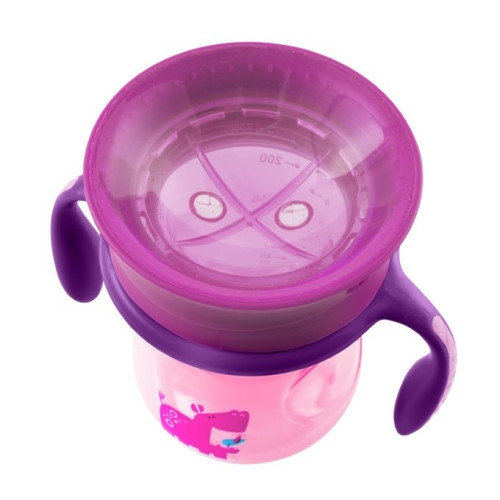 Чашка непроливайка Chicco Perfect Cup, 200 мл, 12 м+, фіолетовий — 12622
