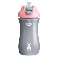 Поильник для воды Chicco с мягким носиком 350 мл, 2+, розовый (06920.10)