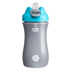 Поїльник для води Chicco з м'яким носиком 350 мл, 2+, блакитний (06920.20)