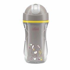 Поїльник з трубочкою Chicco Sport Cup 266 мл, 14м+ сірий (06991.35)