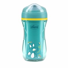 Термокружка непроливайка с жестким носиком Chicco Active Cup 266 мл, 14м+ зеленая (06981.25)
