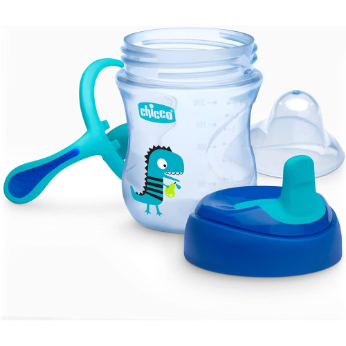 Поильник непроливайка Chicco Training Cup, 200мл, 6м+, Синий (06921.20.03) — 16866 Поильник непроливайка Chicco Training Cup, 200мл, 6м+, Синий (06921.20.03) — 16866