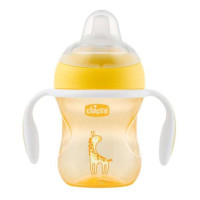 Поїльник з м'яким носиком Chicco Transition, 200 мл, 4м+, Жовтий (06911.30.20)