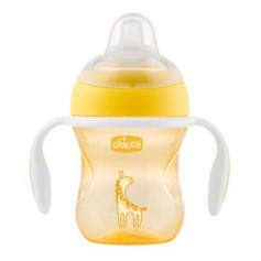 Поїльник з м'яким носиком Chicco Transition, 200 мл, 4м+, Жовтий (06911.30.20)