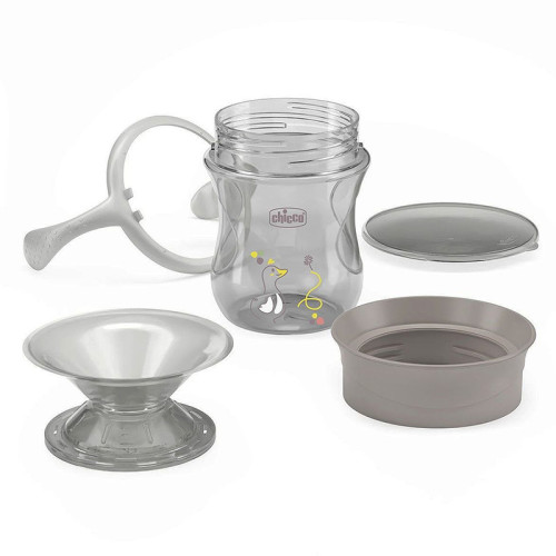Чашка непроливайка Chicco Perfect Cup 200 мл, 12 м+, сіра (06951.35) — 22305