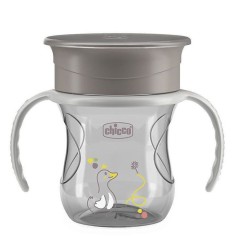 Чашка непроливайка Chicco Perfect Cup 200 мл, 12 м+, серая (06951.35)