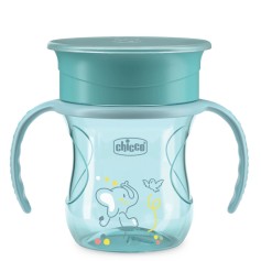 Чашка непроливайка Chicco Perfect Cup 200 мл, 12 м+, бирюзовая (06951.20)