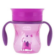 Чашка непроливайка Chicco Perfect Cup, 200 мл, 12 м+, фиолетовый