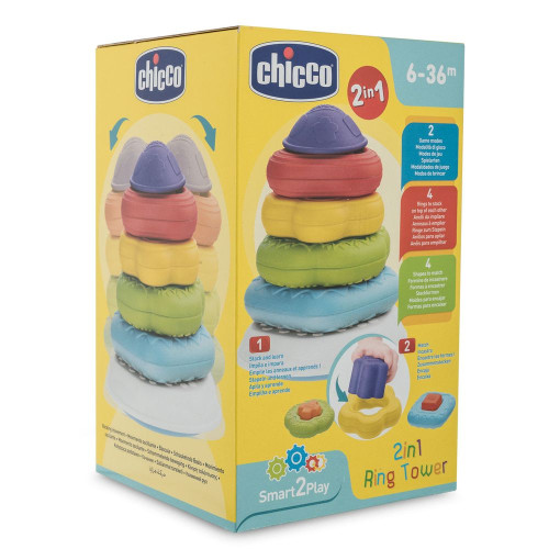 Пірамідка–сортер Chicco Ring Tower (783543) — 20277