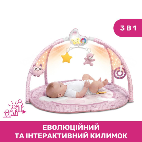 Розвиваючий килимок Chicco Enjoy Colours для немовляти рожевий (09866.10) — 13749 Розвиваючий килимок Chicco Enjoy Colours для немовляти рожевий (09866.10) — 13749