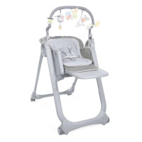 Стільчик для годування Chicco Polly Magic Relax New сірий (79502.05)