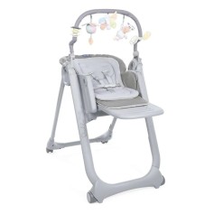 Стільчик для годування Chicco Polly Magic Relax New сірий (79502.05)