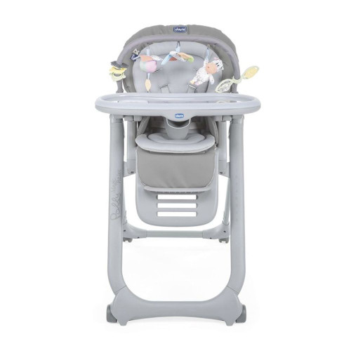 Стульчик для кормления Chicco Polly Magic Relax New серый (79502.05) — 3381