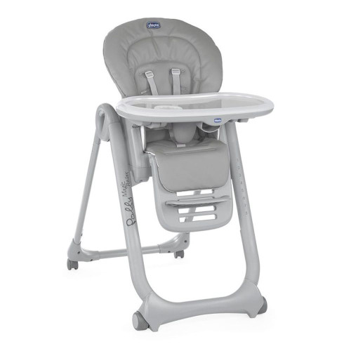 Стульчик для кормления Chicco Polly Magic Relax New серый (79502.05) — 3381