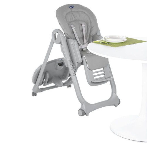 Стульчик для кормления Chicco Polly Magic Relax New серый (79502.05) — 3381