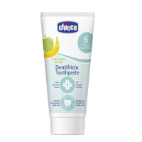 Детская зубная паста Chicco с фтором 50 мл яблоко-банан 6м+