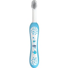 Зубна щітка Chicco для перших зубів 6-36 міс. блакитна (06958.20)