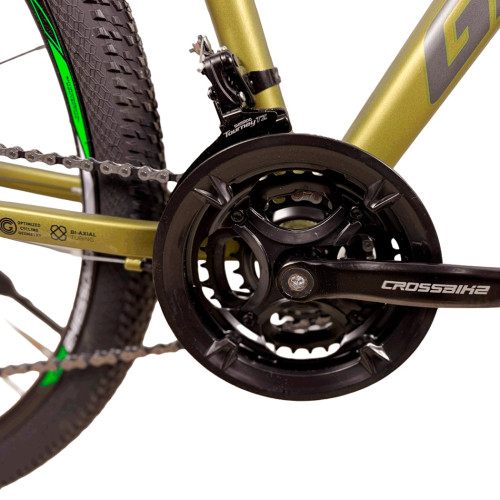 Велосипед Crossbike Genesis 29" Рама 19" Black-Green — 25214