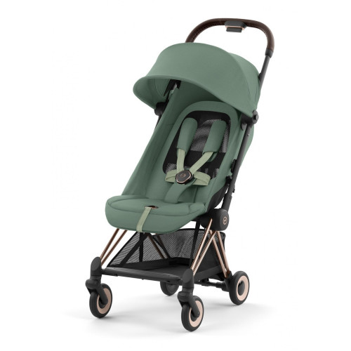 Прогулянкова коляска Cybex Coya 2023 Rosegold Frame Leaf Green — 4074