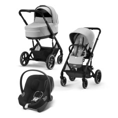 Коляска 3в1 Cybex Balios S BLK Lava Grey
