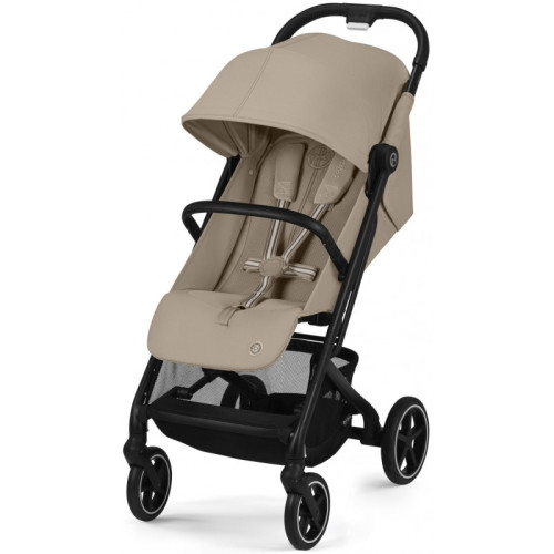 Прогулянкова коляска Cybex Beezy Almond Beige з бампером (524000183) 
