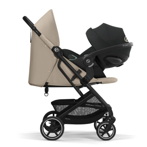 Прогулянкова коляска Cybex Beezy Almond Beige з бампером (524000183) — 21300
