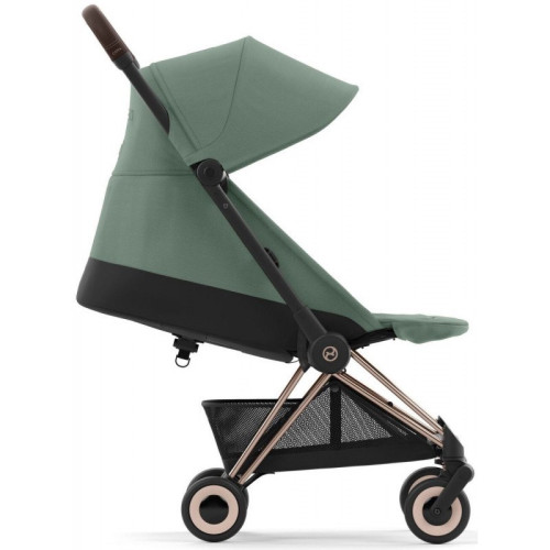 Прогулянкова коляска Cybex Coya Leaf Green шасі Rosegold — 25801
