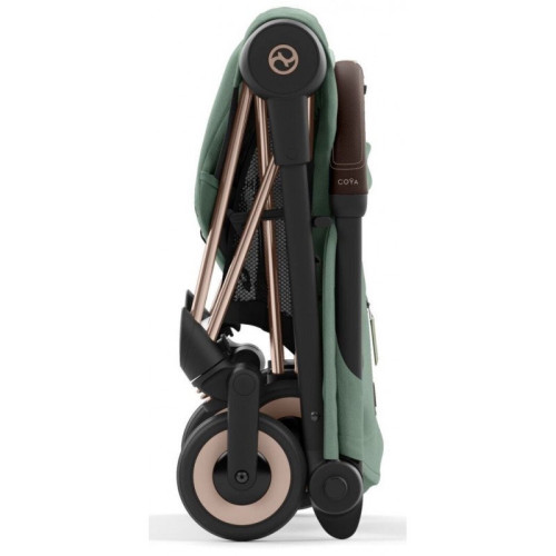 Прогулянкова коляска Cybex Coya Leaf Green шасі Rosegold — 25801