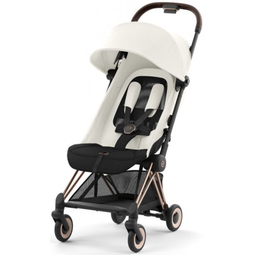 Прогулянкова коляска Cybex Coya Off White шасі Rosegold — 25802
