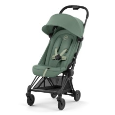 Прогулочная коляска Cybex Coya Leaf Green шасси Matt Black