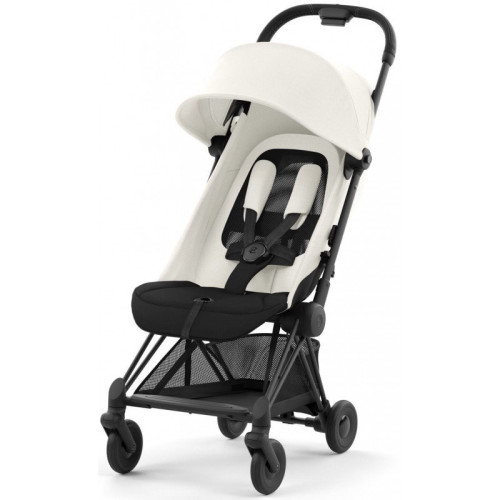 Прогулянкова коляска Cybex Coya Off White шасі Matt Black — 25796 Прогулянкова коляска Cybex Coya Off White шасі Matt Black — 25796