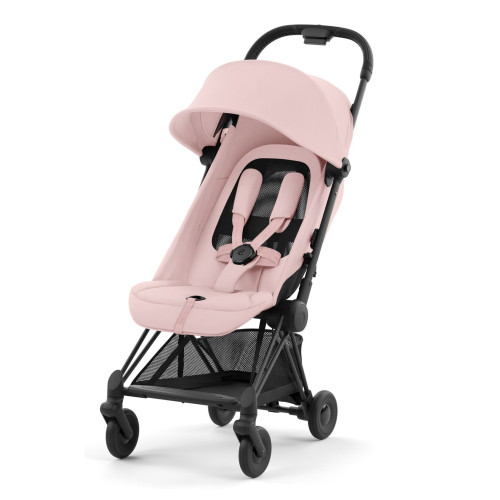 Прогулочная коляска Cybex Coya Peach Pink шасси Matt Black — 21323 Прогулочная коляска Cybex Coya Peach Pink шасси Matt Black — 21323