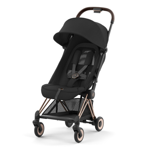 Прогулочная коляска Cybex Coya Sepia Black шасси Rosegold — 21319