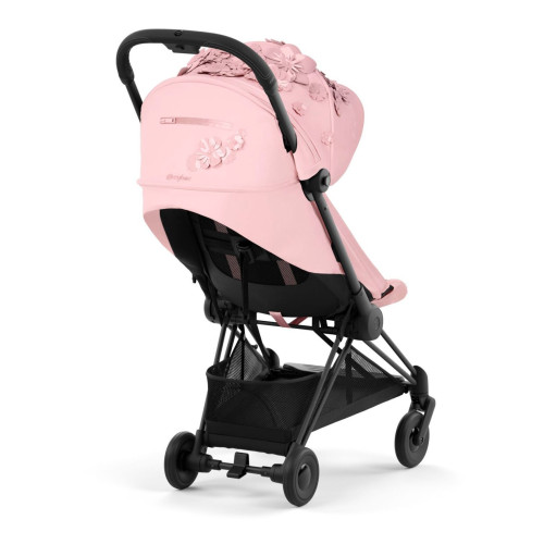 Прогулочная коляска Cybex Coya Simply Flowers Pink шасси Matt Black — 21329