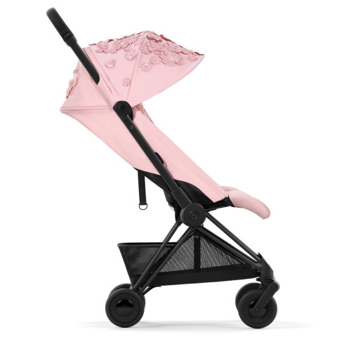 Прогулочная коляска Cybex Coya Simply Flowers Pink шасси Matt Black — 21329