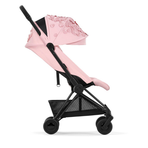 Прогулочная коляска Cybex Coya Simply Flowers Pink шасси Matt Black — 21329