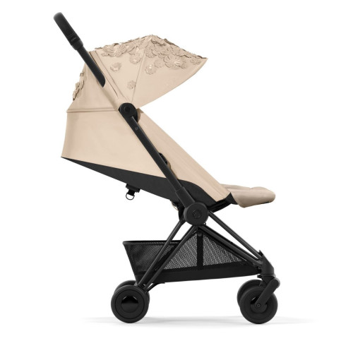 Прогулочная коляска Cybex Coya Simply Flowers Beige шасси Matt Black — 21328 Прогулочная коляска Cybex Coya Simply Flowers Beige шасси Matt Black — 21328