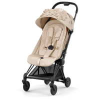 Прогулочная коляска Cybex Coya Simply Flowers Beige шасси Matt Black