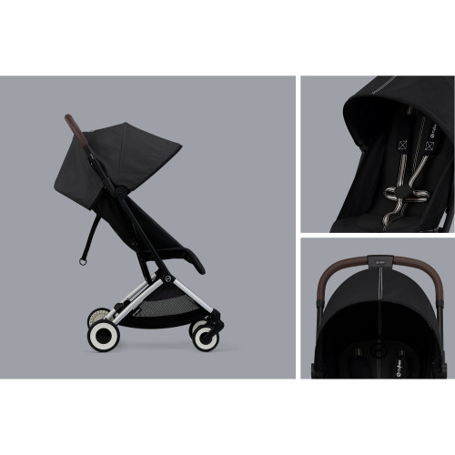 Прогулочная коляска Cybex Orfeo 2023 Moon Black — 3415 Прогулочная коляска Cybex Orfeo 2023 Moon Black — 3415