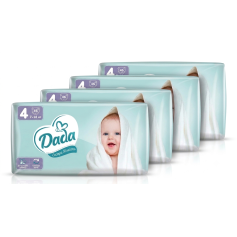 Підгузки Dada Extra Soft 4 (7-18кг), 184 шт (4 уп. х 46 шт.)